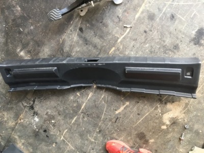 Nissan qashqai ii j11 защита молдинг порог багажник фото №1