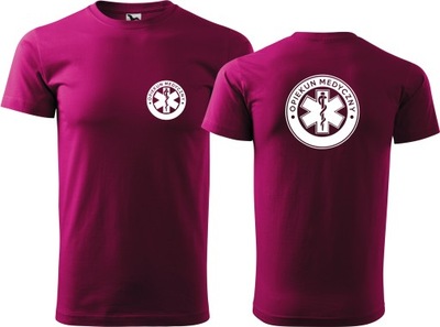 Koszulka medyczna t-shirt Opiekun Medyczny r. 3XL