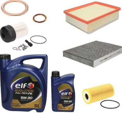 ORIGINAL JUEGO DE FILTROS FILTROS ACEITE OPEL VIVARO 1.6CDTI  