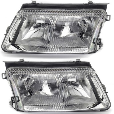 Фари vw passat b5 1996-00 комплект l+r h7/h1 фото №1