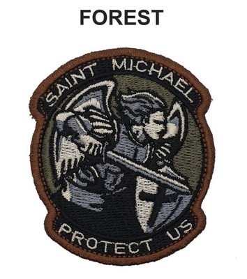 Naszywka Saint Michael Protect us Morale FOREST