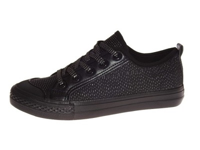 Tenisówki Trampki BOK-1138 Black r.36