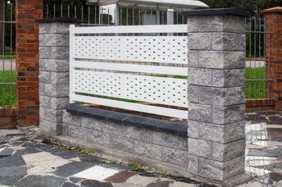 Panel ogrodzeniowy perforowany malowany 2x1,25 m