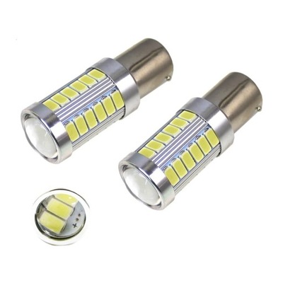 LUZ DIODO LUMINOSO LED 33 SMD 5630 P21W R5W R10W BA15S 12V  