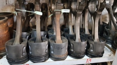 Поршень шатун двигун d 2066 man tga tgx tgs фото №1