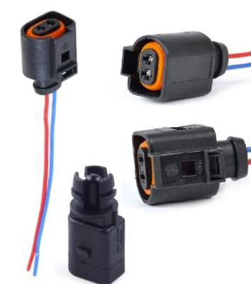 Датчик штекер температуры наружной vw caddy фото №1