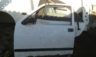 Fiat cinquecento двері ліва цілий оригінал білий фото №1