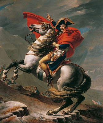 Jacques-Louis David - Napoleon Crossing the Alps