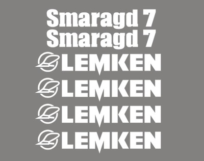 Naklejki naklejka oklejenie LEMKEN Smaragd 7