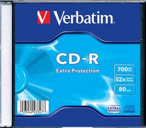 Verbatim płyty CD-R 700MB 10 szt w PUDEŁKACH SLIM