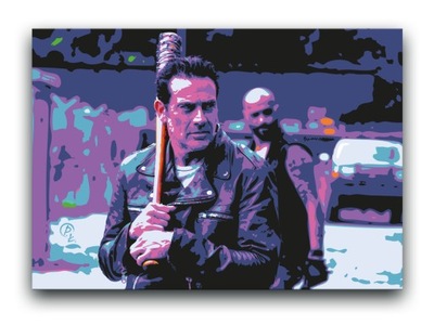 Walking Dead - OBRAZ 60x40 canvas plakat