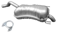 Гаситель конечный opel combo d 1.6 2.0 d фото №1