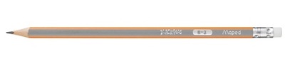 Ołówek Maped BlackPeps H z gumką