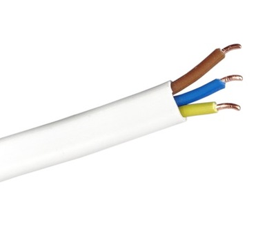 Przewód kabel płaski drut YDYP 3x2,5 - 1m