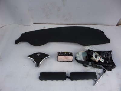 Tesla s / x приборная панель панель  подушка безопасности подушки безопасности кожа фото №1