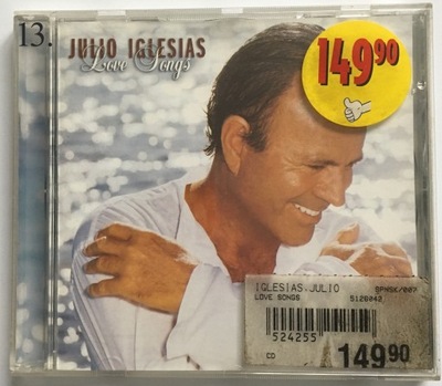 JULIO IGLESIAS Love songs Płyta CD