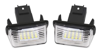 2 лампы do номерного знака led peugeot 206 207 307 406 407 фото №1