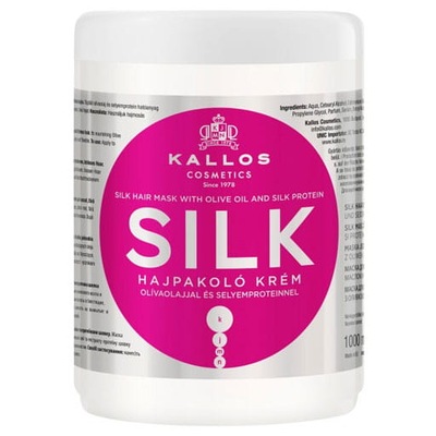 Kallos Silk Maska do włosów z jedwabiem 1000ml