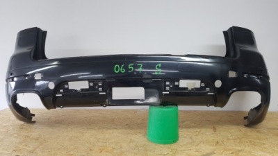 Vw touareg r-line r50 бампер задняя 0657 фото №1