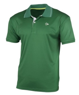 KOSZULKA TENISOWA DUNLOP CLUB POLO MEN 19 GRN XXL