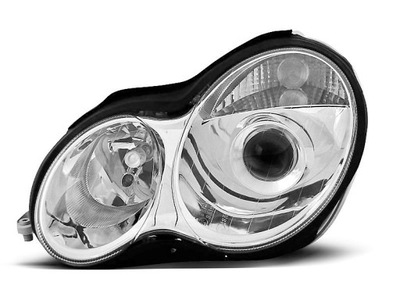 ФОНАРИ MERCEDES W203 00-04 C-KLASA CHROME ЛИНЗИ