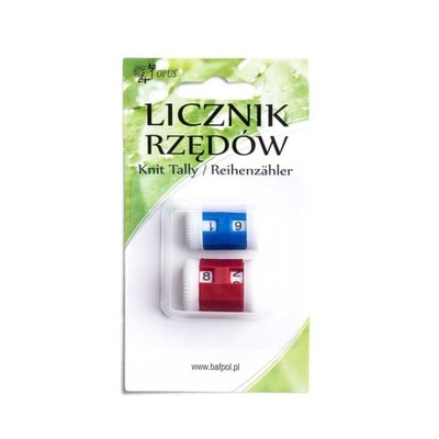 Dziewiarski licznik rzędów, oczek do robótek ręcznych 2 szt. Opus, manualny