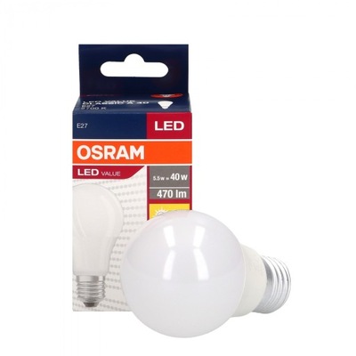 Żarówka LED Value Classic 5,5W E27 A40 FR OSRAM