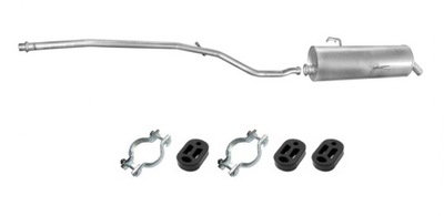 PEUGEOT 206 1.1 1.4 (2000-2006) HATCHBACK RURA ŚRODKOWA TŁUMIK KOŃCOWY