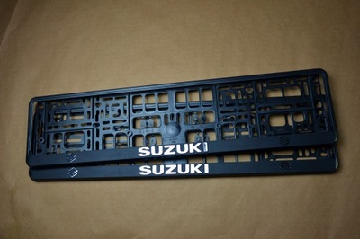 2 PIEZAS CUADRO TABLAS REJESTRACYJNEJ SUZUKI  