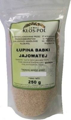 ŁUPINA BABKI JAJOWATEJ 250G KŁOS-POL