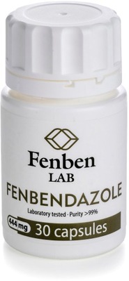 Fenbendazole 444mg Cz. >99% Fenben Lab 30 kap