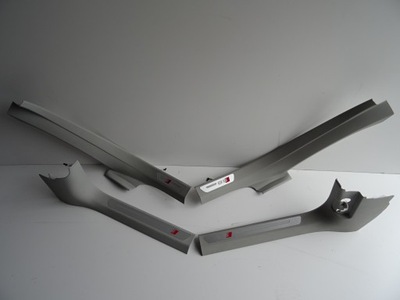 Audi a8 s8 d4 накладки порогові комплект підсвічувані фото №1