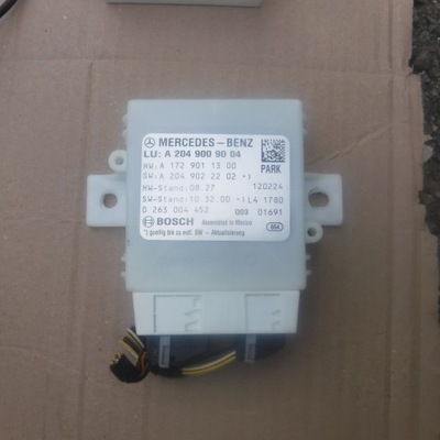 Модуль pdc mercedes w204 a2049009004 фото №1