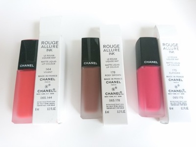 Chanel Rouge Allure Ink Matte Pomadka 144 170 178