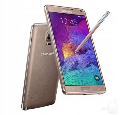 TELEFON SAMSUNG GALAXY NOTE 4 złoty