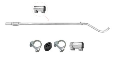 Fiat panda ii 1.1 1.2 2003-2012 труба средняя фото №1