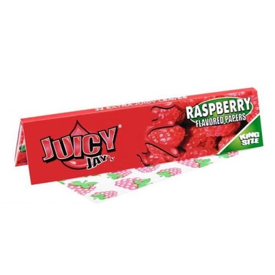 Bletki bibułki smakowe Juicy Jay's Raspberry