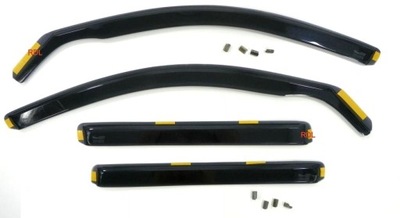 VW GOLF 6 VI 08-12R 5 DE PUERTA DEFLECTORES LADO HEKO  