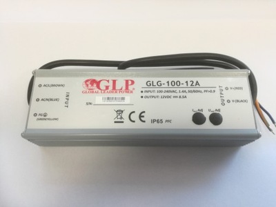Zasilacz LED 12V DC 100W GLG-100-12A IP65