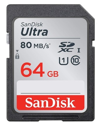 Karta pamięci SanDisk Ultra SDXC UHS-I 64GB 80MB/s