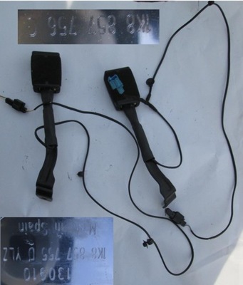 Vw passat b7 клипса перед поперечина правая передняя фото №1