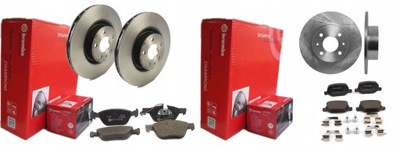 TARCZE KLOCKI BREMBO PRZÓD TYŁ ALFA ROMEO 156 147