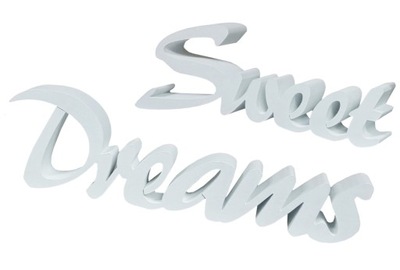 SWEET DREAMS - słodkich snów napis litery 3D