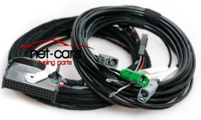 INSTALACIÓN JUEGO DE CABLES CÁMARA RETROVISOR VW TOUAREG 7P RNS  