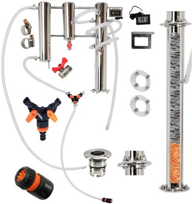 DESTYLATOR KOLUMNA GŁOWICA ZIMNE PALCE 150CM miedź