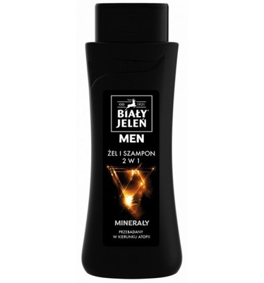 BIAŁY JELEŃ SZAMPON & ŻEL 2W1 MINERAŁY FOR MEN