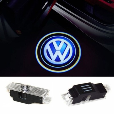 PROYECTOR DIODO LUMINOSO LED LOGOTIPO VW PASSAT B5 TOUAREG PHAETON  