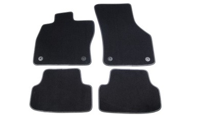 ALFOMBRILLAS ESCOBILLAS MATERIALOWE SEAT LEON 3, 3 ORIGINAL PFI / GRUB. 1CM!  