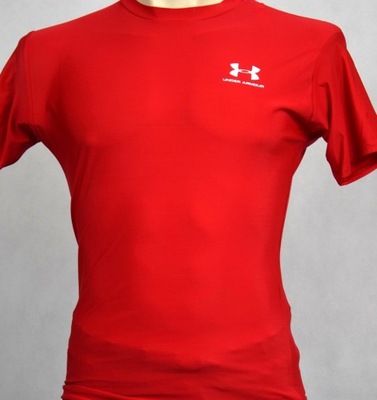 UNDER ARMOUR KOSZULKA SPORTOWA CZERWONA XL