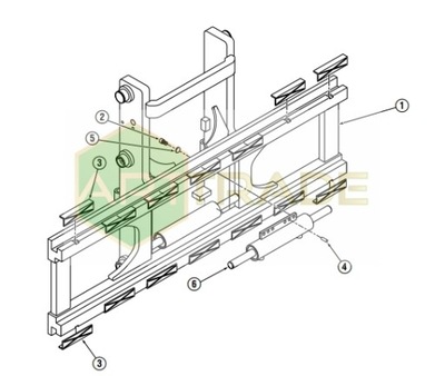 CASCADE SOPORTES PARA POZYCJONERA 70R, 80R, 100R, 110R  